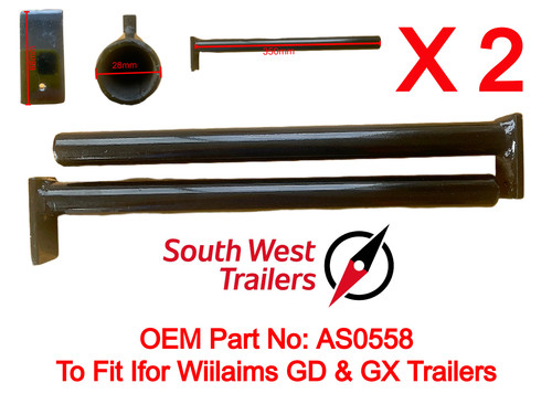 Replacement ramp hinge - 2, x