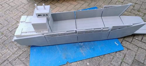 Landing craft lcu hinged - craft,